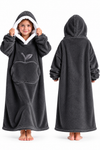 Wearable Hooded Fleece Blanket