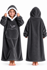 Wearable Hooded Fleece Blanket
