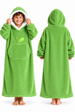 Wearable Hooded Fleece Blanket