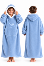 Wearable Hooded Fleece Blanket