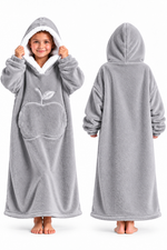 Wearable Hooded Fleece Blanket