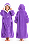 Wearable Hooded Fleece Blanket