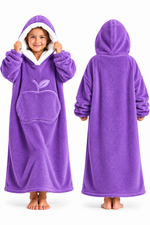 Wearable Hooded Fleece Blanket