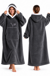 Wearable Hooded Fleece Blanket