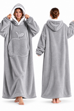 Wearable Hooded Fleece Blanket