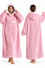 Wearable Hooded Fleece Blanket