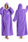 Wearable Hooded Fleece Blanket