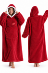 Wearable Hooded Fleece Blanket
